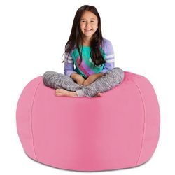 Kids' Stuffed Animal Storage Bean Bag Chair Cover or Toy Organizer