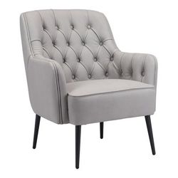 Tasmania Accent Chair Gray - Zuo Modern 109097