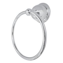 "Kingston Brass BA3964C Restoration 6" Towel Ring, Polished Chrome - Kingston Brass BA3964C"