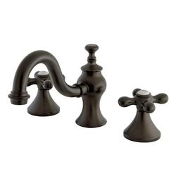 Kingston Brass KC7165AX 8 in. Widespread Bathroom Faucet, Oil Rubbed Bronze - Kingston Brass KC7165AX