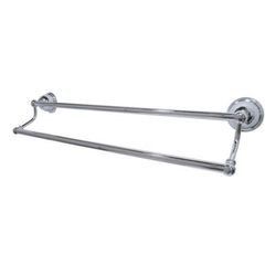 "Kingston Brass BA3963C Restoration 24" Dual Towel Bar, Polished Chrome - Kingston Brass BA3963C"