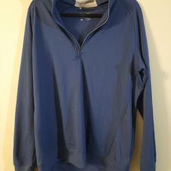 Adidas Shirts | Adidas 1/4 Zip Navy Blue Golf Long Sleeve Shirt Size Medium | Color: Blue | Size: M