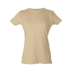 Tultex 0213TC Women's Fine Jersey Top in Natural size Medium | Cotton 213