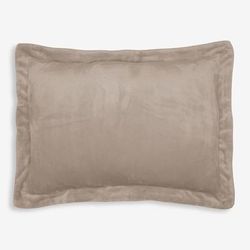 BH Studio Microfleece Sham by BH Studio in Taupe (Size KING) Pillow