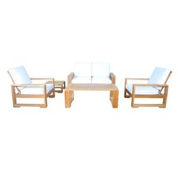 Capistrano 5-Piece Deep Seating Loveseat Collection - Anderson Teak Set-141