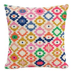 18" Outdoor Pillow by Skyline Furniture in Catalina Multi