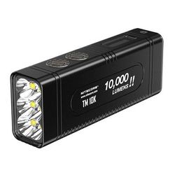 Nitecore TM10K CREE XHP35 HD Tiny Monster Burst Rechargeable Flashlight 21700 White 10000 Lumens Black 6952506404711