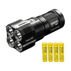 Nitecore TM28 CREE XHP35 HI Tiny Monster QuadRay Flashlight 18650 White 6000 Lumens Black 6952506402953