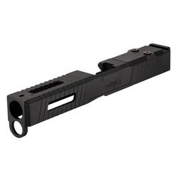 TRYBE Defense Pistol Slide Glock 17 Gen 4 DeltaPoint Pro Cut Version 1 Black Cerakote SLDG17G4DP-BN
