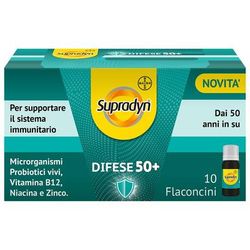 Supradyn Difese 50+ Integratore Probiotici Immunitarie Flaconcini 10x1