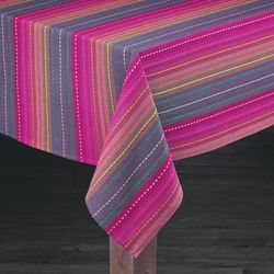 Wide Width PHOENIX TABLECLOTHS by LINTEX LINENS in Red (Size 52" W 52" L)
