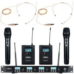 Sirus Quad R/2H/2B/ 2 Headmike D Set