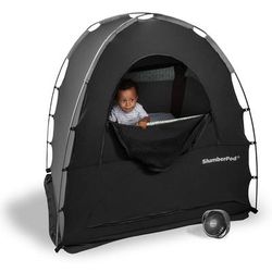 SlumberPod Privacy Canopy with Fan - Black