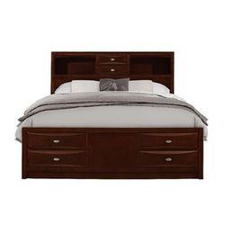 Full Bed Merlot in New Merlot - Global Furniture USA LINDA-M-FB (M)