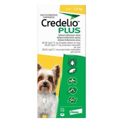 Credelio Plus For Extra Small Dog 3.8lbs - 6.16lbs (1.4-2.8kg) 12 Chews