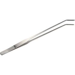 28cm Pince a epiler Longue Courbe Tweezer en Acier Inox pour Aquarium Bassin-RAPANDA