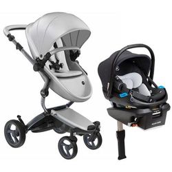 Mima Xari 4G + Maxi Cosi Coral XP Travel System Bundle - Graphite Grey - Argento / Stone White / Ess
