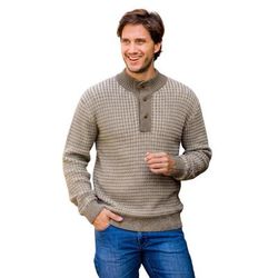 Reclaimed Chic,'Men's Pullover Sweater in Polyester and Baby Alpaca'