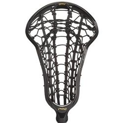 STX Exult Pro Women's Lacrosse Head - Strung Black