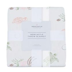 Turtles Bamboo Muslin Throw Blanket - Newcastle Classics 1021