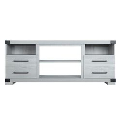 "Richmond 60" TV Stand with 2 Drawers and 4 Shelves in Grey - Manhattan Comfort TVFP1-GY"