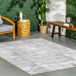 Brooklyn Rug Co Cami Modern Machine Washable Indoor/Outdoor Area Rug