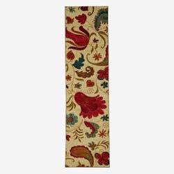 Non-Skid Printed Loop 24" x 96" Runner by BrylaneHome in Tropical