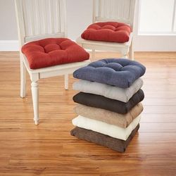 Omega Gripper Universal Chair Pads by BrylaneHome in Flame