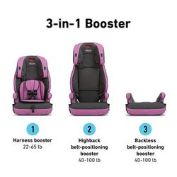 Graco Tranzitions 3 in 1 Harness Booster Seat - Kyte