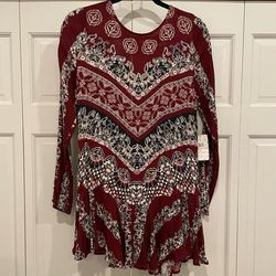 Free People Tops | Free People Tunic | Color: Red | Size: S