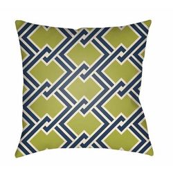 Tigbinan 20" Square Modern Pillow Moroccan Plush Charcoal/Off White/Brass/Nutmeg/Medium Gray/Pearl/Marine Blue/Olive Outdoor Throw Pillow - Boutique Rugs