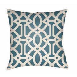 Osiao 20" Square Modern Pillow Moroccan Plush Off White/Muted Blue/Gray/Cloud Gray/Natural Blue/Pearl/Beetle Blue/Ivory/Slate Blue/Silver/Silver Gray Outdoor Throw Pillow - Boutique Rugs