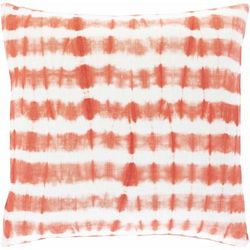 Marihatag 20" Square Modern Pillow plush Cotton Burgundy/White Throw Pillow - Boutique Rugs