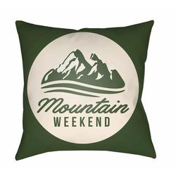 Calitzdorp 20" Square Cottage Pillow plush Beige/Dark Green/Green/Moss Brown/Pearl/Ivory/Lunar Green/Army Green/Ash Outdoor Throw Pillow - Boutique Rugs