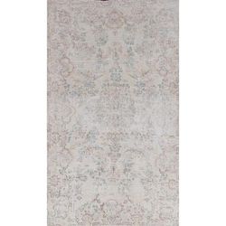 Distressed Kerman Persian Area Rug Hand-knotted Wool - 4'4" x 7'3"