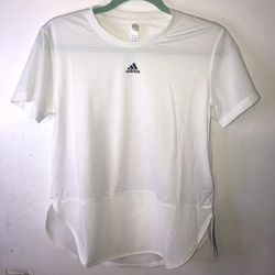 Adidas Tops | Adidas Dry-Fit Short Sleeve | Color: White | Size: M