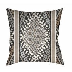 Moraine 22" Square Rustic Pillow Moroccan Plush Black White/Off White/Cloud Gray/Smoke/Gray/Pearl/Pewter/Black/Medium Gray Outdoor Lumbar Pillow - Boutique Rugs