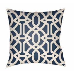 Mabitac 26" Square Modern Pillow Moroccan Plush Charcoal/Off White/Medium Gray/Smoke/Gray/Marine Blue/Pearl/Ivory/Ash Outdoor Throw Pillow - Boutique Rugs