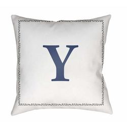 Paluan 18" Square Modern Pillow plush Off White/Dark Gray/Dark Gray/Neutral/Nickel/Light Silver Outdoor Throw Pillow - Boutique Rugs