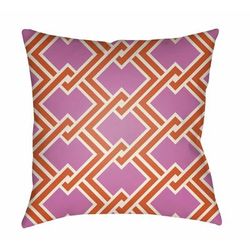 Seben 22" Square Modern Pillow Moroccan Plush Dark Coral/Rose Gold/Seashell/Mocha/Cloud Gray/Pearl/Light Brown/Clay/Lilac/Dark Pink/Camel/Mauve Outdoor Throw Pillow - Boutique Rugs