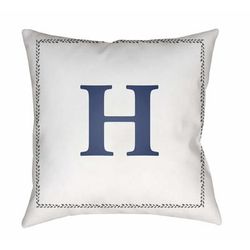 Letterkenny 18" Square Modern Pillow plush Off White/Dark Gray/Dark Gray/Neutral/Nickel/Light Silver/Pale Slate/Charcoal Outdoor Throw Pillow - Boutique Rugs