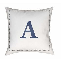 Prentice 18" Square Modern Pillow plush Off White/Dark Gray/Dark Gray/Neutral/Nickel/Light Silver Outdoor Throw Pillow - Boutique Rugs