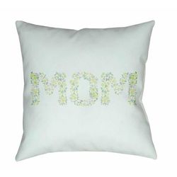 Cala 18" Square Cottage Pillow plush Lavender/Natural Gray/Dusty Sage/Medium Gray/Dark Gray/Light Silver/Ivory/Light Gray/Slate/Slate Blue Outdoor Throw Pillow - Boutique Rugs