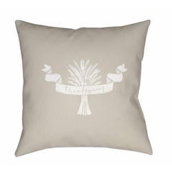 Kele 18" Square Modern Pillow plush Arctic Stone/Dusty Sage/Cloud Gray/Gray/Nickel/Ash/Off White/Warm Gray/Metallic Silver/Sage Outdoor Throw Pillow - Boutique Rugs
