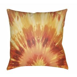 Jian 22" Square Modern Pillow plush Burgundy/Coral/Red/Yellow Outdoor Throw Pillow - Boutique Rugs