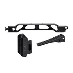 JMac Customs AB-8R Arm Bar with Folding Buttplate for 5.5mm Folding AKs 8in Black 8 in AB-8R+AB-FB+SM-5.5