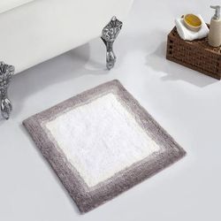 Torrent Bath Mat Rug, 24" X 24" by Better Trends in Beige