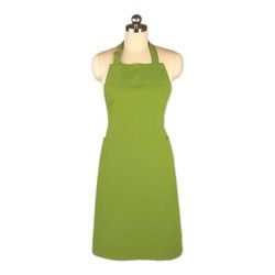 Adjustable Cotton Chef Apron by Mu Kitchen in Green