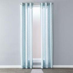 Wide Width Sunsafe Salvatore Window Panel Curtain by SKL Home in Sage (Size 40" W 84" L)