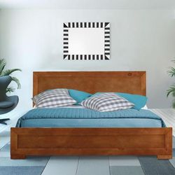 Oxford Platform Bed by Camden Isle in Oak (Size FULL)
